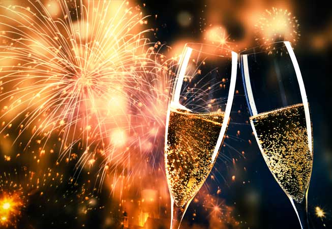 Celebrate 2017 Buenos Aires Toast Champagne