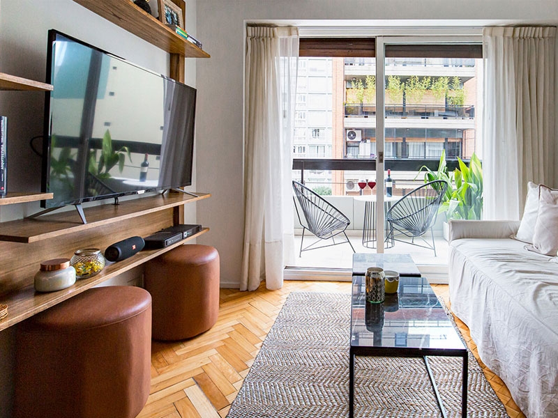 Chic One Bedroom Apartment with Office Area in Exclusive Palermo Chico