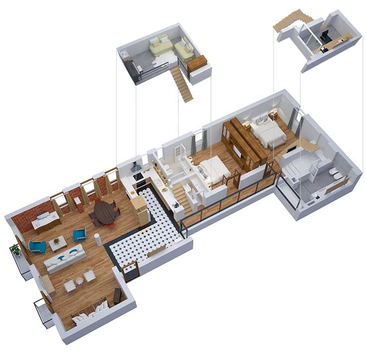 Apartment in Recoleta Floorplan