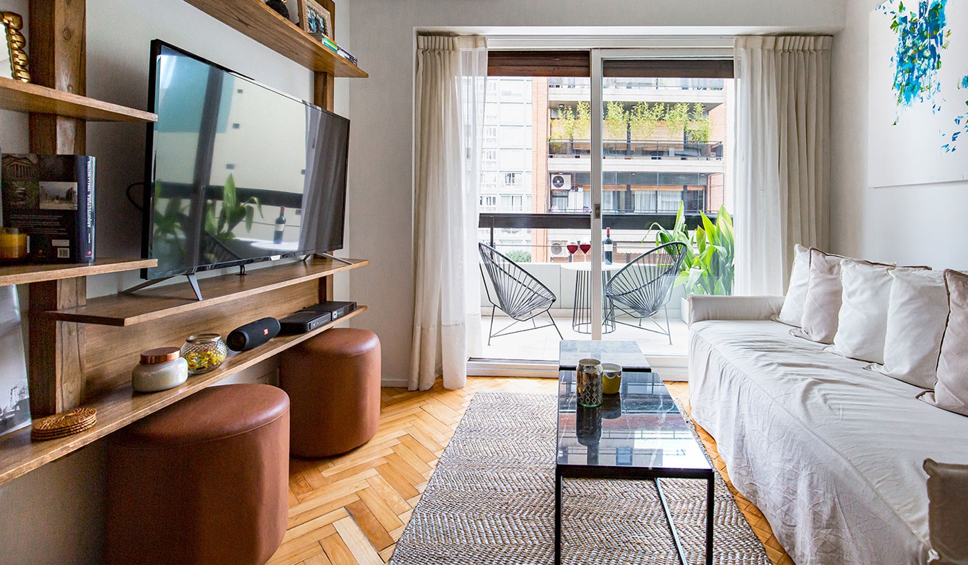 Chic One Bedroom Apartment with Office Area in Exclusive Palermo Chico