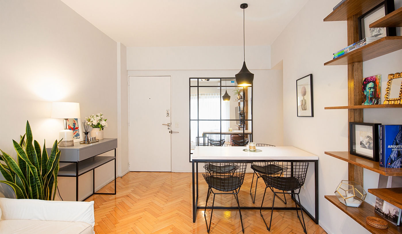 Chic One Bedroom Apartment with Office Area in Exclusive Palermo Chico