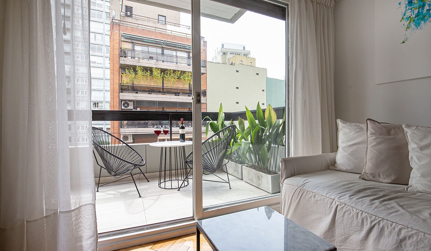 Chic One Bedroom Apartment with Office Area in Exclusive Palermo Chico