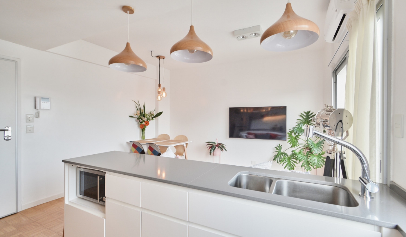 Amazing 16th Floor Apartment in Palermo with Dedicated Office Space