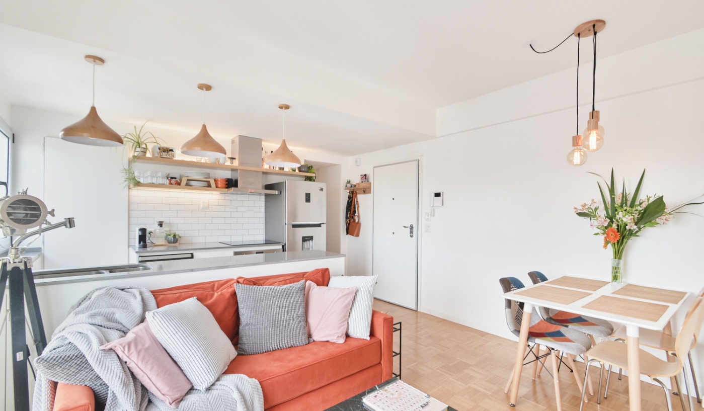 Amazing 16th Floor Apartment in Palermo with Dedicated Office Space