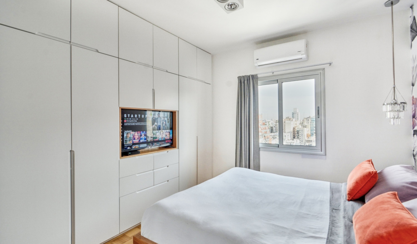 Amazing 16th Floor Apartment in Palermo with Dedicated Office Space