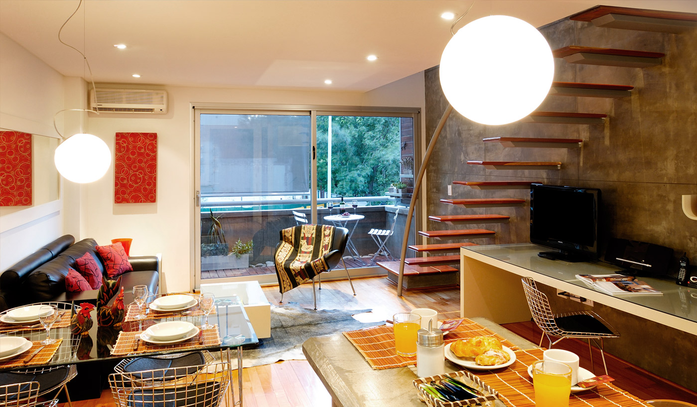 Contemporary Two Bedroom Duplex Apartment in Palermo Hollywood