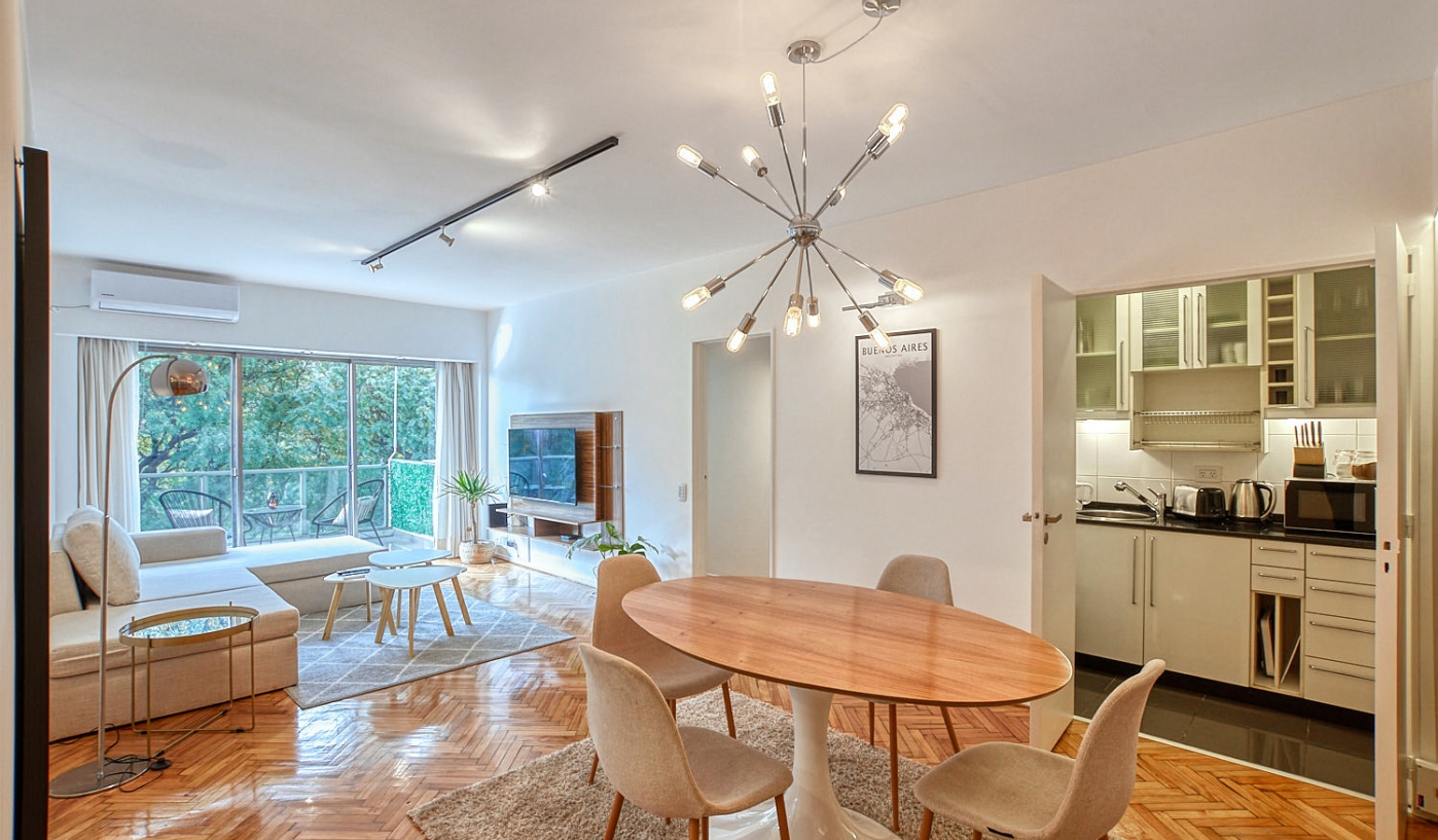 Exclusive One Bedroom Apartment on Libertador Ave. with Amazing Views and Rooftop Pool