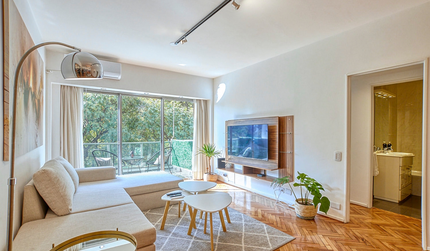 Exclusive One Bedroom Apartment on Libertador Ave. with Amazing Views and Rooftop Pool