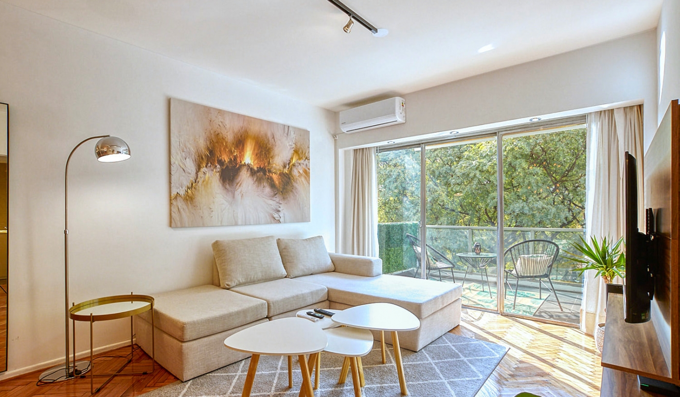 Exclusive One Bedroom Apartment on Libertador Ave. with Amazing Views and Rooftop Pool