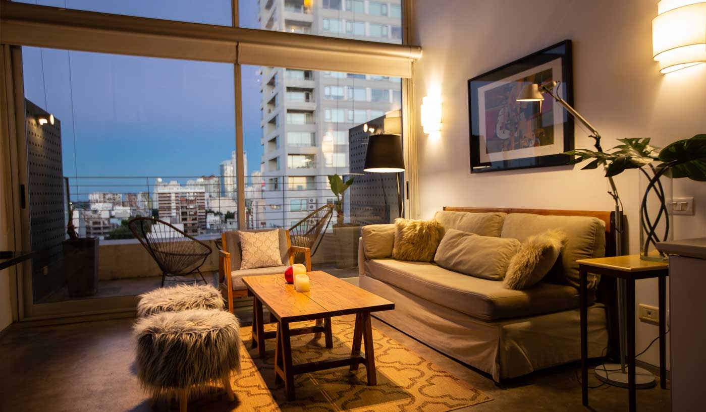 Cool One Bedroom Duplex in Palermo Hollywood with Rooftop Pool