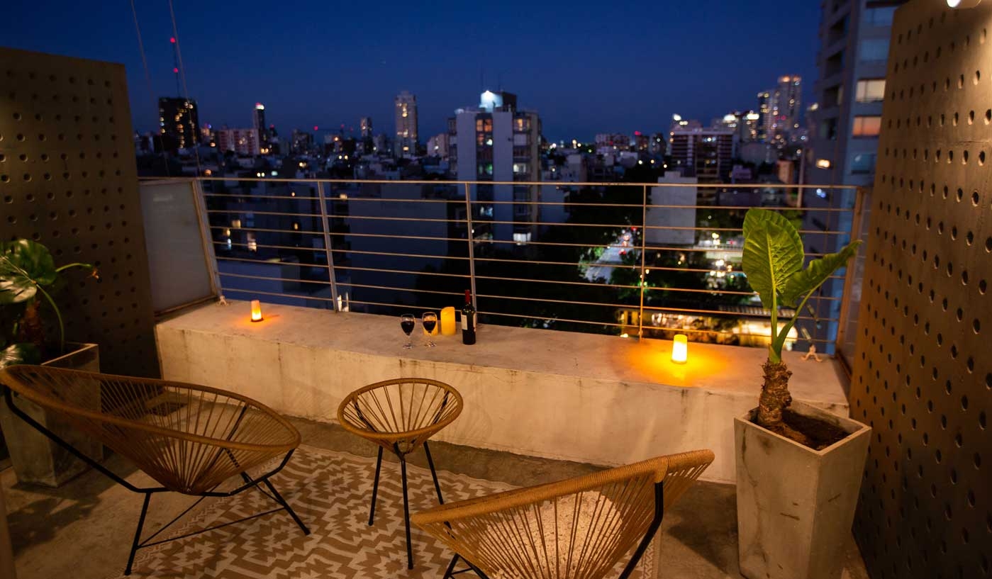 Cool One Bedroom Duplex in Palermo Hollywood with Rooftop Pool