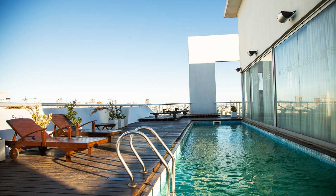 One Bedroom Stylish Duplex in Palermo Hollywood with Rooftop Pool