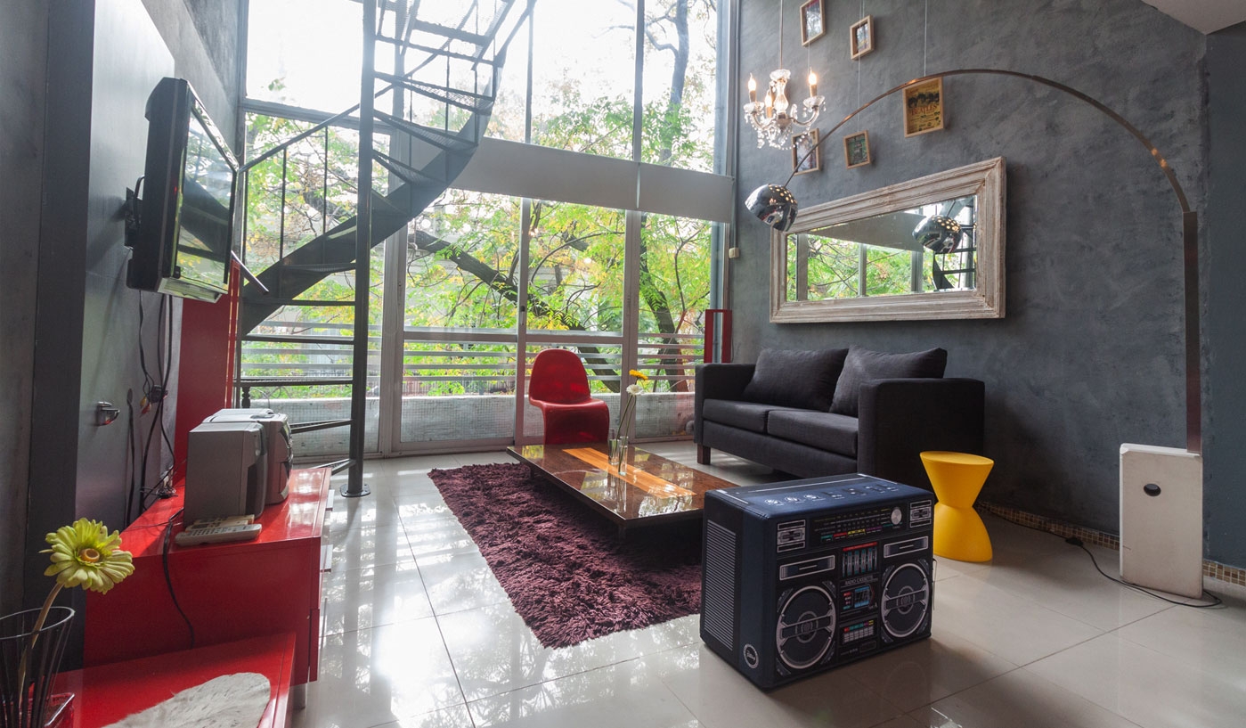 Trendy Three Storey Loft with Private Rooftop Terrace