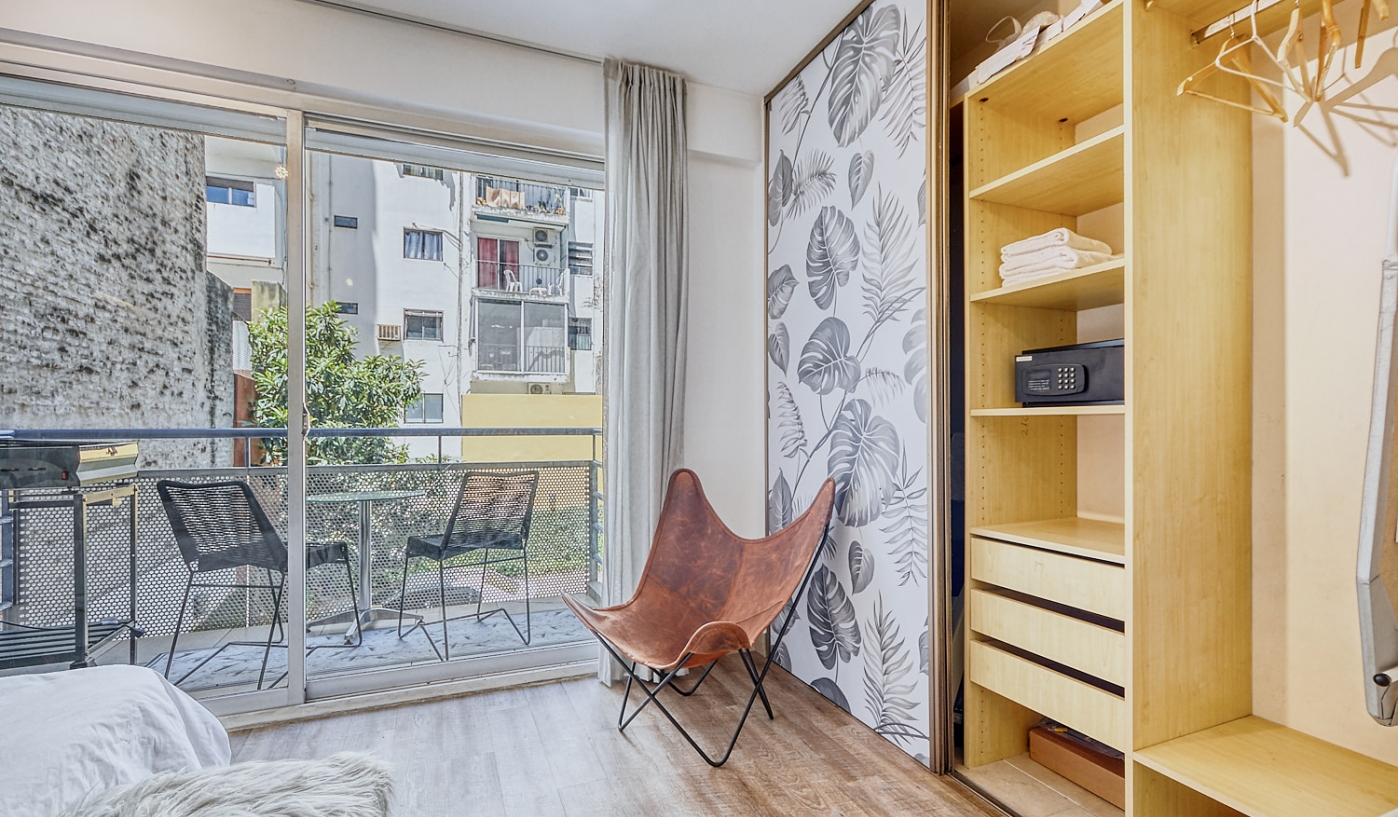 Spacious Studio with BBQ in Palermo Soho