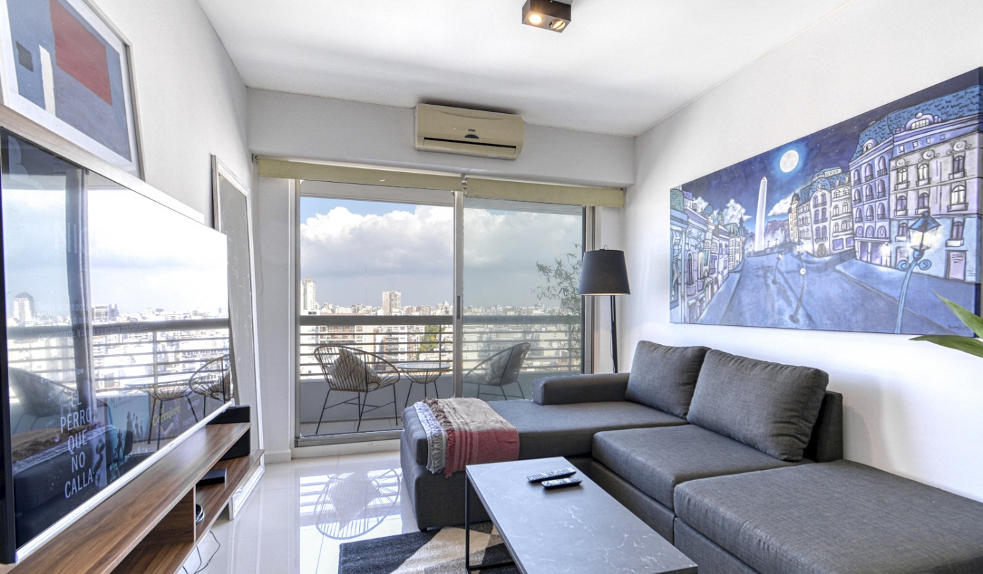 Sky High Views in One Bedroom Apartment with Pool, Gym and Sauna