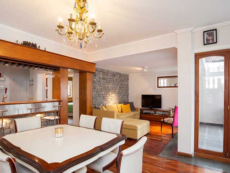 Classy Two Bedroom Apartment with Private Terrace and BBQ in Recoleta